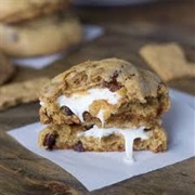 S'mores Stuffed Cookie