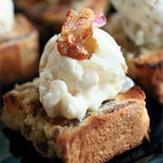 Shallot and Camembert Ice Cream