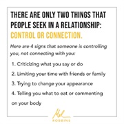 Don't Let Your Partner Control You