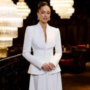 Cinched-Waist Jacket as Top