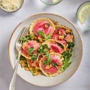 Goat Cheese and Red Onion Fiorelli