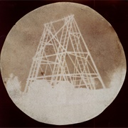Photograph of the Frame of William Herschel's 40-Foot (12M) Telescope... (John Herschel)