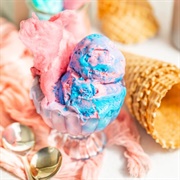 Cotton Candy Sundae