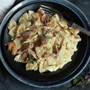 Farfalle With Mushroom Sauce