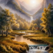 Heaven's Morning Breaks, and Earth's Vain Shadows Flee