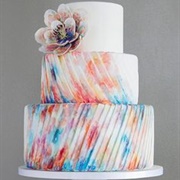 Textured, Watercolor Painted Finish