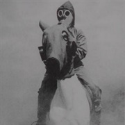 A Gas-Masked Horse and Rider