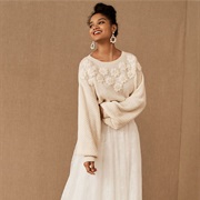 Oversized Sweater Top for Wedding