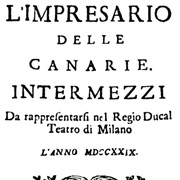 L'impresario Delle Isole Canarie (Sarro)