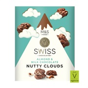 Swiss Almond and Milk Chocolate Nutty Clouds