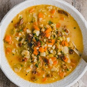 Bündner Gerstensuppe (Swiss Barley Soup)