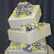 Crooked Wedding Cake