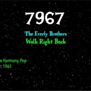 #9396 Walk Right Back by the Everly Brothers