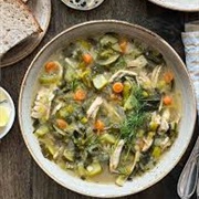 Chicken Leek & Tarragon Soup