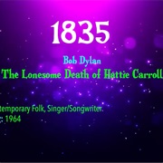 #7778 the Lonesome Death of Hattie Carroll by Bob Dylan