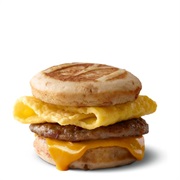 Sausage Egg and Cheese McGriddle