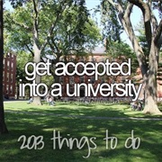 Get Accepted Into University