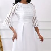 Polyester Knit Fabric Wedding Dress