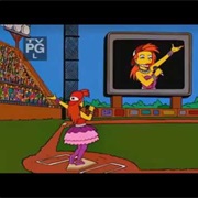 Cyndi Lauper on the Simpsons "Wild Barts Can't Be Broken" 1999