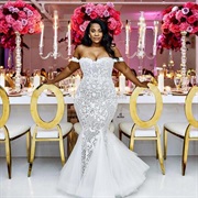 Mermaid Gown, Godet Panels on Skirt