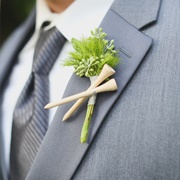 Personalized Boutonniere for Groom