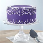Royal Icing Covered Cake