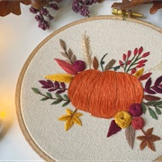 Make Fall-Themed Embroidery