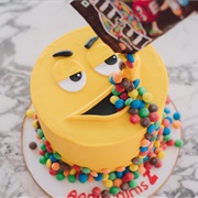 M&Ms Birthday Cake