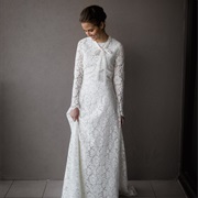 Loose Bow Tie Around Neck