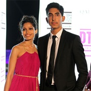 Dev Patel and Freida Pinto