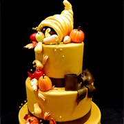 Thanksgiving Wedding Cake