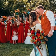 Vest in Wedding Color