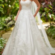 Smooth Fabric Covered With Appliques