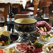 Eat at a Fondue Restaurant in Switzerland