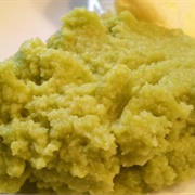 Custard With Edamame Paste