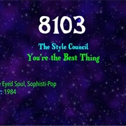 #9432 You're the Best Thing by the Style Council