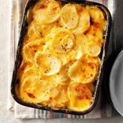 Butternut Somerset Brie and Spinach Gratin With Potato