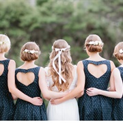 Heart-Shaped Hold, Back of Dress