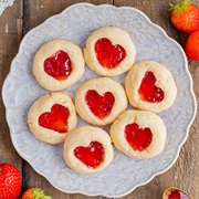Flirty Heart Cookies