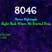 #9418 Right Back Where We Started From by Maxine Nightingale