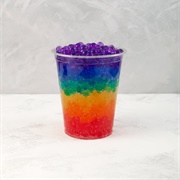 Tutti Frutti Boba Tea With Cherry Boba