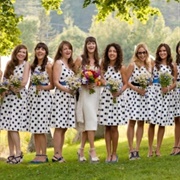 Polka Dot Bridesmaid Dresses