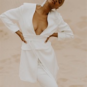 Wrap Belt With Hanging Tie