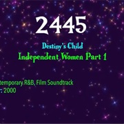 #7316 Independent Women by Destiny's Child