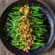 Mustard Beans and Hazelnuts