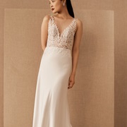 Silk Skirt on Wedding Gown