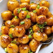 Honey Mustard Baby Potatoes