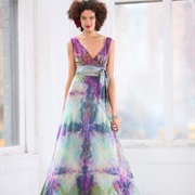 Tie-Dyed Wedding Dress