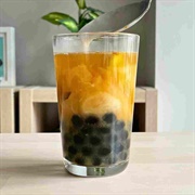 Hakuto Boba Tea With Butterscotch Boba