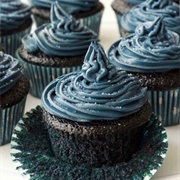 Butterfly Pea Flower Cupcake